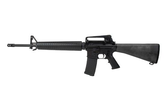 Colt AR-15A4 5.56 NATO AR-15 Rifle features a Picatinny flat top upper receiver